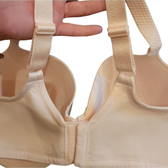 NWOT Vanity Fair Beauty Back Back Smoother Lace Full-Figure Bra PALE Pink 40DD - Picture 6 of 9